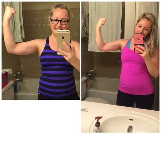 30 day arm challenge before and after